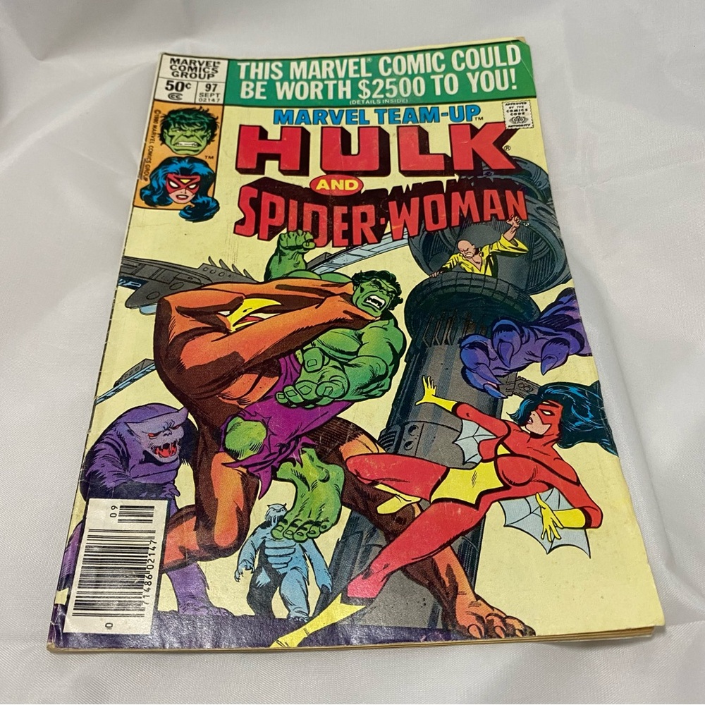 Marvel Team-Up #97 1980 Spider-Man Hulk and Spider-Woman